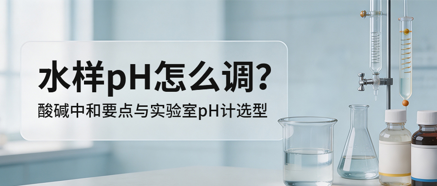水样pH怎么调？酸碱中和要点与实验室pH计选型